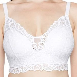 Bali Comfort Revolution Lace White Desire Wireless Bra